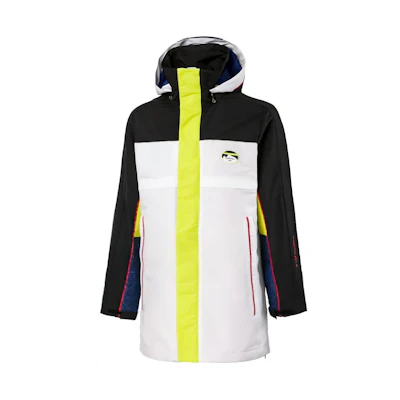 Puma Colorblock Zip Hoodie Jacket White 595419-02
