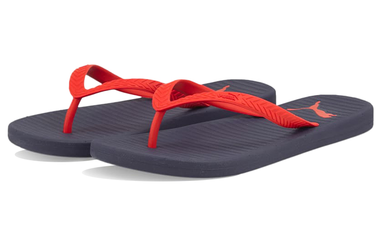 Lookbook Puma Comfy Flip 'Biru Merah' 375211-07