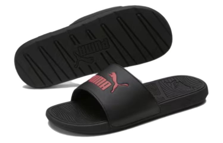Shop 푸마 쿨캣 2.0 슬라이드 (블랙/레드) 389110-02