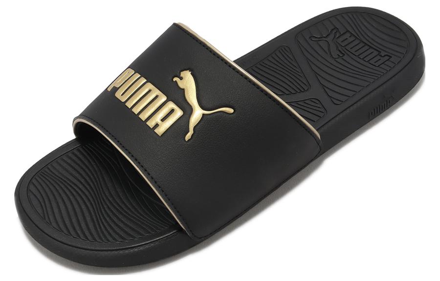 Lookbook Puma Cool Cat 2.0 Slide ''Pop Up Metal - Nero Oro'' 393970-01