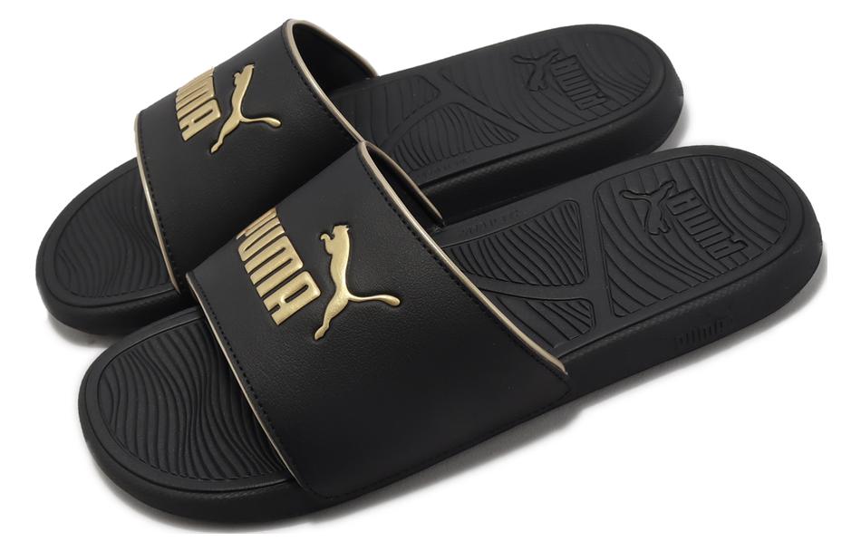 Shop Puma Cool Cat 2.0 Slide ''Pop Up Metal - Nero Oro'' 393970-01