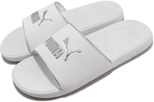 Puma Cool Cat 2.0 Slide 'Pop Up Metal - Putih Perak' 393970-02 Shop Puma Cool Cat 2.0 Slide 'Pop Up Metal - Putih Perak' 393970-02