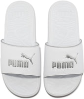 プーマ Cool Cat 2.0 スライド (白/銀) 393970-02 Purchase プーマ Cool Cat 2.0 スライド (白/銀) 393970-02