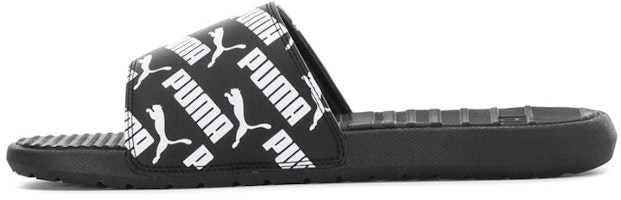Puma Cool Cat Bold 2 Slide 'Allover Logo - Black White' 382463-02 Puma Cool Cat Bold 2 Slide 'Allover Logo - Black White' 382463-02