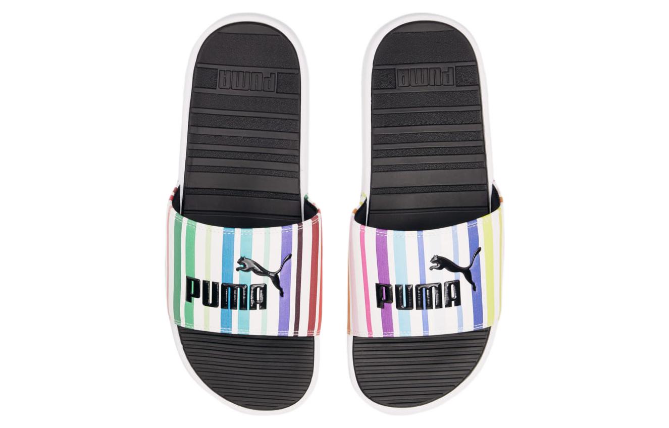 Shop Puma Cool Cat Slide 'White Multi' 384120-01