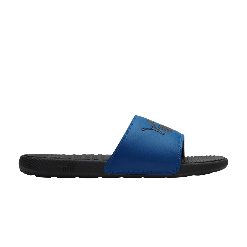 Buy Puma Cool Cat Slides 'Black Blazing Blue' 371023-20