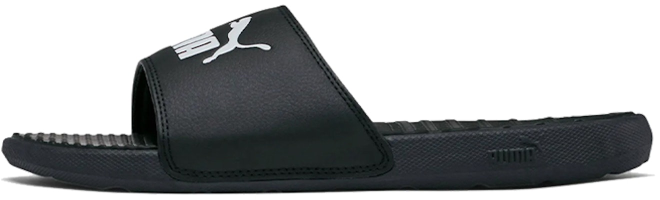プーマ クールキャット スライド 黒白 (Puma Kūrukyatto Suraido KuroShiro) 371023-01 Buy プーマ クールキャット スライド 黒白 (Puma Kūrukyatto Suraido KuroShiro) 371023-01