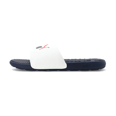 Puma Cool Cat Slides 'White High Risk Red'