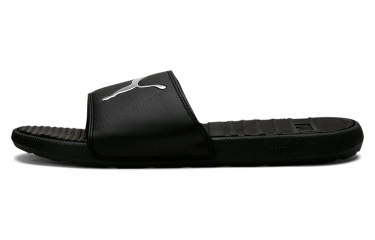 Puma Cool Cat Sport Slippers Black/Silver 371048-01