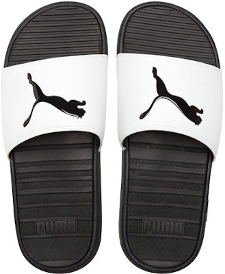Puma Cool Cat Sports Slippers White/Black 371048-08 Shop Puma Cool Cat Sports Slippers White/Black 371048-08