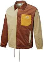 Puma Corduroy Patchwork Logo Track Jacket Coffee Brown 534752-17 Puma Corduroy Patchwork Logo Track Jacket Coffee Brown 534752-17