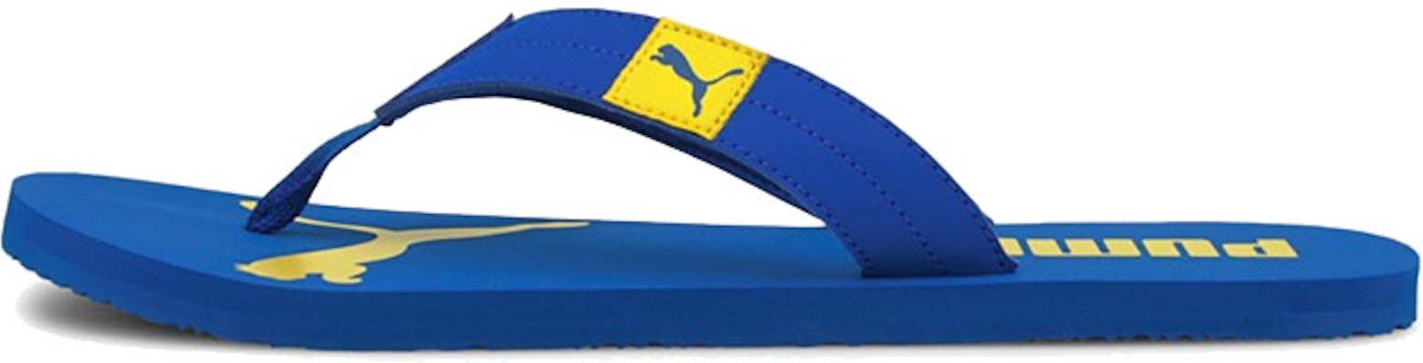 Puma Cosy Flip Sandals 'Blue Yellow' 370289-08 Buy Puma Cosy Flip Sandals 'Blue Yellow' 370289-08