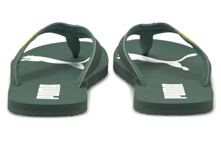 Shop Puma Cosy Flip Sandals 'Green' 370289-11