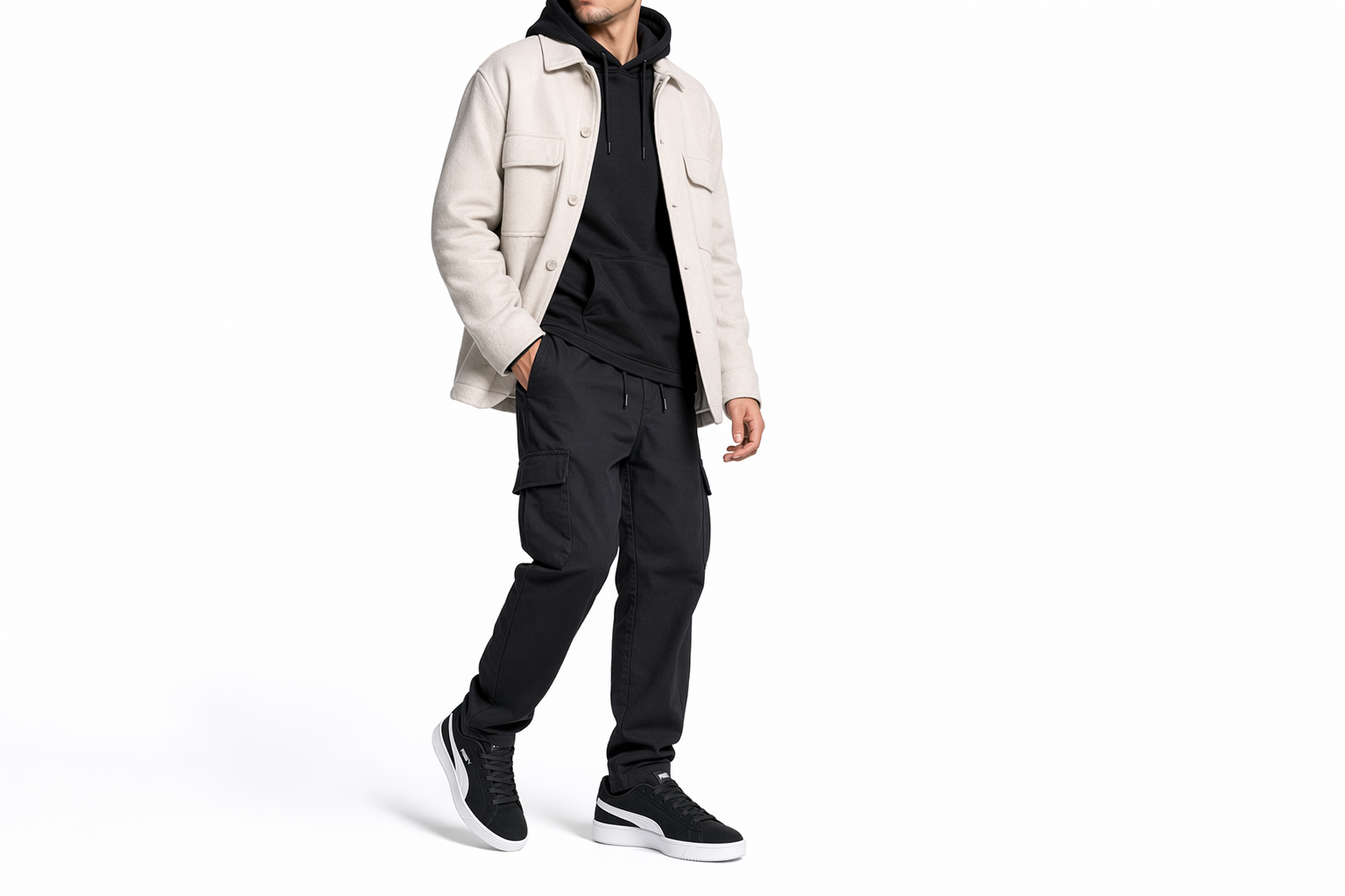 Order Puma Court Breaker Derby ''Zwart'' 367366-01