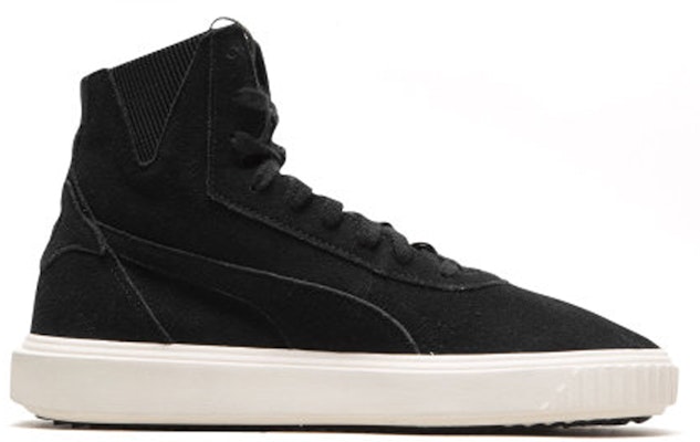 PUMA Court Breaker Hi 百搭 高筒 板鞋 男女同款 黑色 Order PUMA Court Breaker Hi 百搭 高筒 板鞋 男女同款 黑色