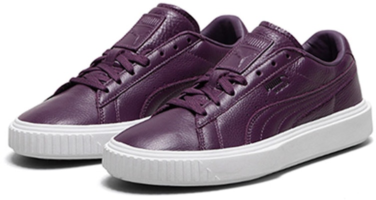 PUMA Court Breaker 低幫 板鞋 男女同款 紫色 Lookbook PUMA Court Breaker 低幫 板鞋 男女同款 紫色