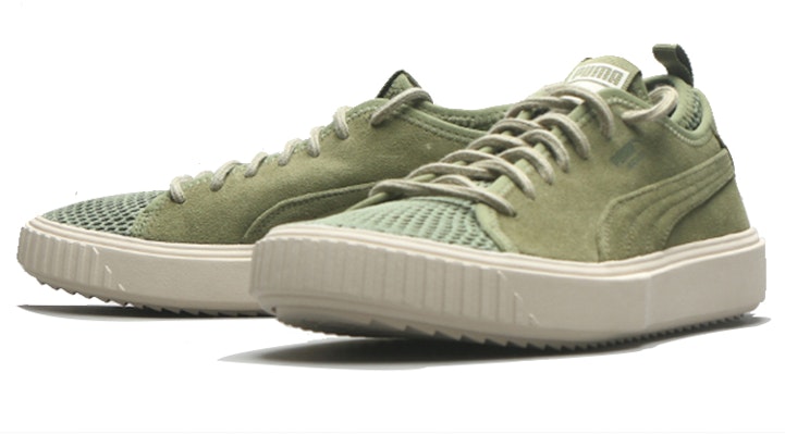 PUMA Court Breaker Mesh Q2 低筒運動鞋 男款 綠色 Order PUMA Court Breaker Mesh Q2 低筒運動鞋 男款 綠色
