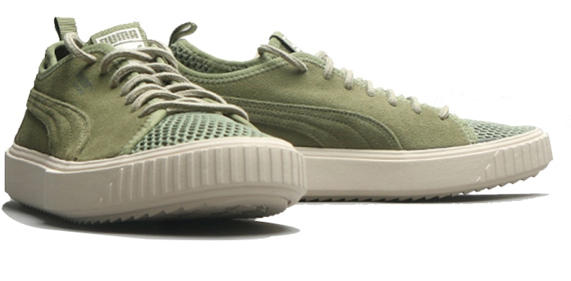 PUMA Court Breaker Mesh Q2 低筒運動鞋 男款 綠色 Lookbook PUMA Court Breaker Mesh Q2 低筒運動鞋 男款 綠色