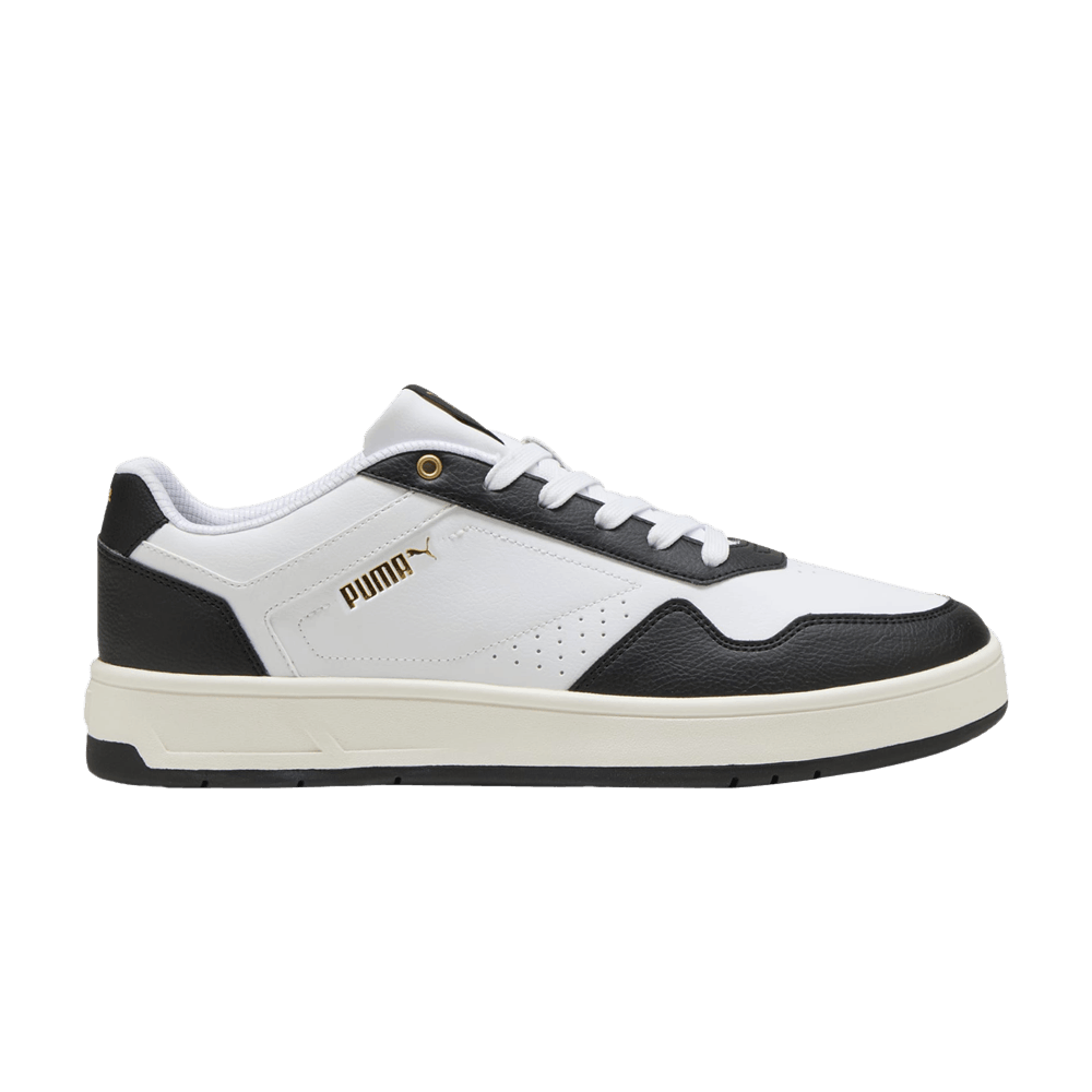 Puma Court Classic 'White Black' 395018-19