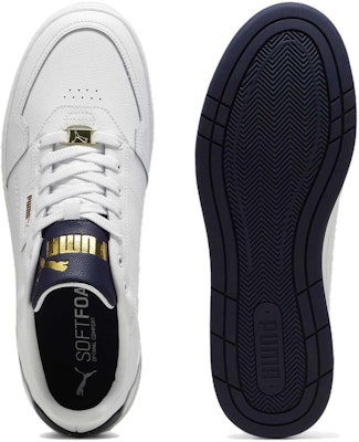 Puma Court Classic Lux 'White Navy Gold' 395019-04 Shop Puma Court Classic Lux 'White Navy Gold' 395019-04
