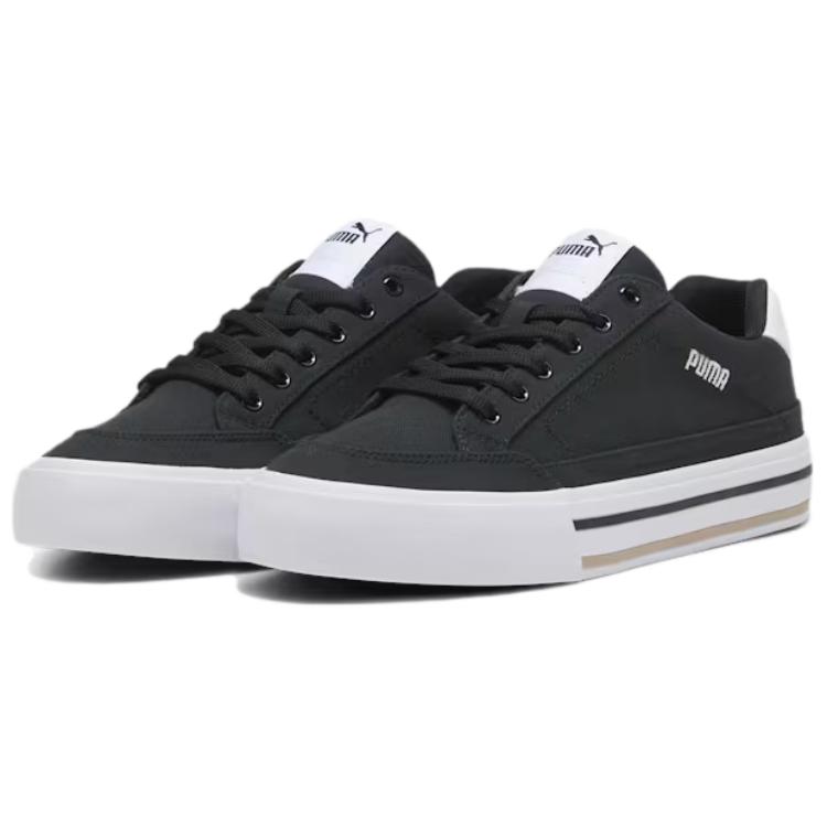 Lookbook Puma Court Classic Vulc 'Negro Blanco' 395020-03