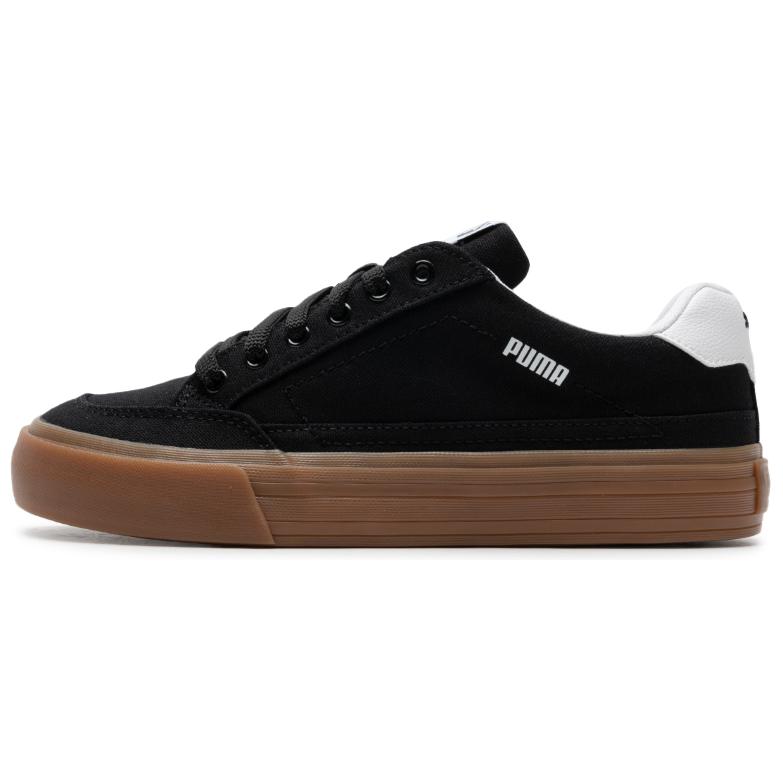 Puma Court Classic Vulc Black Low-Top Sneakers Casual Lightweight Durable 395020-15