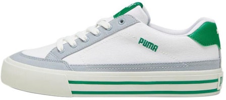 Puma Court Classic Vulc Sneakers 'White Green' 395020-06 Puma Court Classic Vulc Sneakers 'White Green' 395020-06