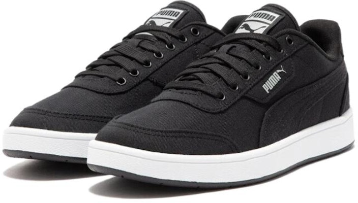 PUMA Court Guard Cvs 防滑耐磨 低筒 板鞋 男女通用 黑色 Lookbook PUMA Court Guard Cvs 防滑耐磨 低筒 板鞋 男女通用 黑色