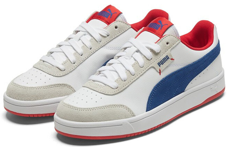 Shop Puma Court Legend LO 'White Blue Red' 371931-05