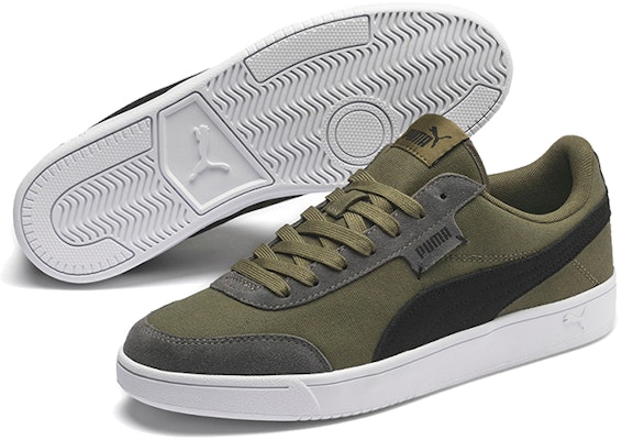 Puma Court Legend Lo Cv Low-top Running Shoes Black/Grey 371937-02 Purchase Puma Court Legend Lo Cv Low-top Running Shoes Black/Grey 371937-02