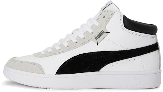 PUMA 波麗馬 Court Legend Sl Collar 復古經典 休閒 中筒 板鞋 男款 黑白灰 Buy PUMA 波麗馬 Court Legend Sl Collar 復古經典 休閒 中筒 板鞋 男款 黑白灰