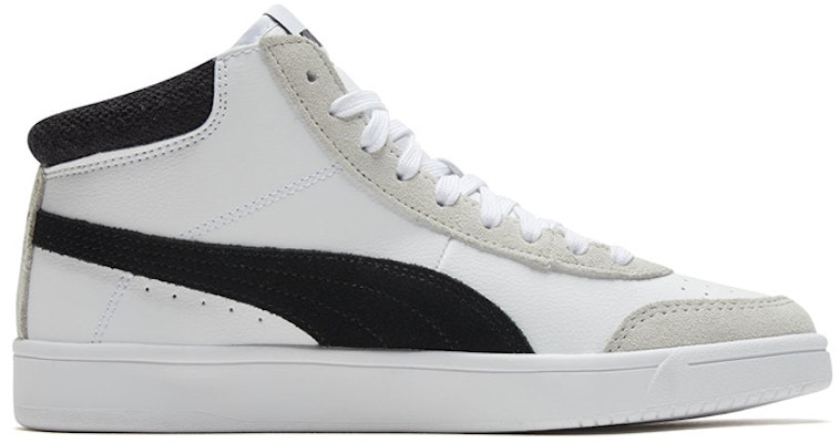 Puma Court Legend Mid 'Putih Hitam' 371119-02 Order Puma Court Legend Mid 'Putih Hitam' 371119-02