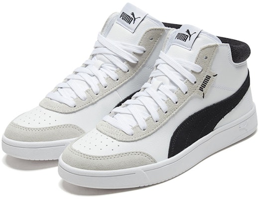 Puma Court Legend Mid 'White Black' 371119-02 Lookbook Puma Court Legend Mid 'White Black' 371119-02