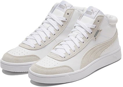 Puma Court Legend Mid Putih/Abu-Abu 373750-02 Lookbook Puma Court Legend Mid Putih/Abu-Abu 373750-02