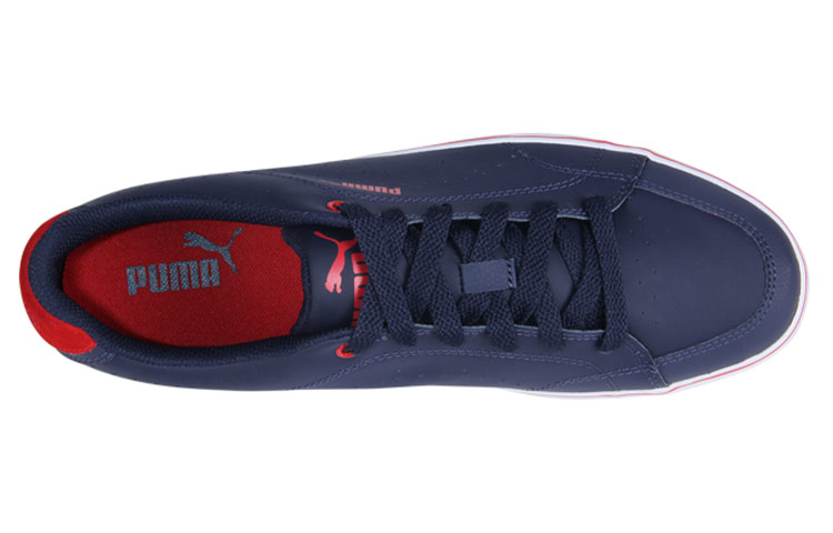 Lookbook Puma 波馬法院點縱穿洞 藍紅 板鞋