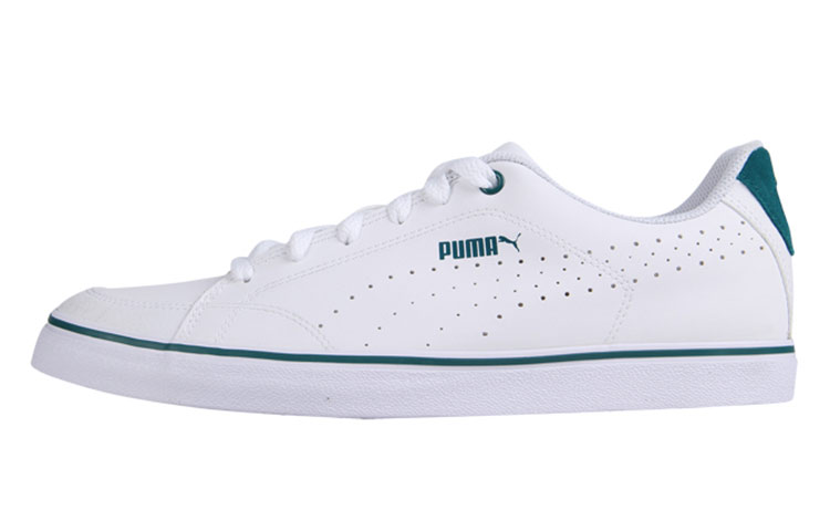 Puma Court Point Vulc Perf 'White Green' 357593-08