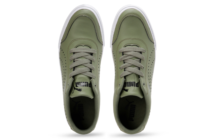 Lookbook Puma Court Point Vulc SL V4 IDP ''Anti-Slip Ademend Lage Top Groen'' 371439-03