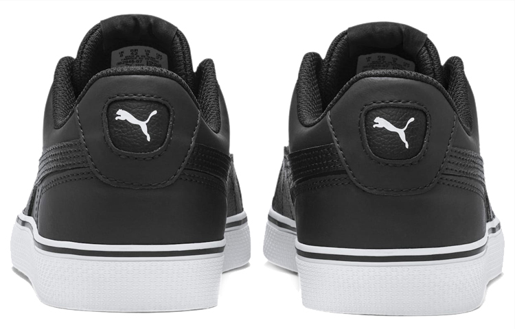 Lookbook PUMA Court Point Vulc V2 復古休閒 低幫 板鞋 男女同款 黑