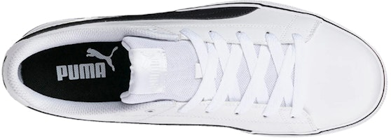 PUMA Court Point Vulc V2 舒適 透氣 低筒 板鞋 男女款 白黑 Lookbook PUMA Court Point Vulc V2 舒適 透氣 低筒 板鞋 男女款 白黑