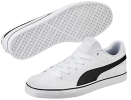 PUMA Court Point Vulc V2 舒適 透氣 低筒 板鞋 男女款 白黑 Shop PUMA Court Point Vulc V2 舒適 透氣 低筒 板鞋 男女款 白黑