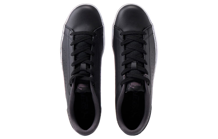 Shop プーマ コートポイント Vulc V2 黒白 (Puma Kōtopointo Vulc V2 Kuro Shiro) 363685-03