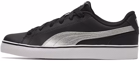 Puma Court Point Vulc V2 Black/White/Silvery Low Casual Board Shoes 362946-11 Puma Court Point Vulc V2 Black/White/Silvery Low Casual Board Shoes 362946-11