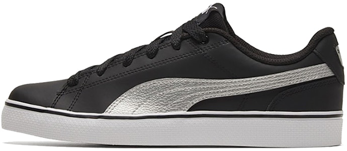 Puma Court Point Vulc V2 黑白银色低帮休闲滑板鞋 362946-11 Buy Puma Court Point Vulc V2 黑白银色低帮休闲滑板鞋 362946-11