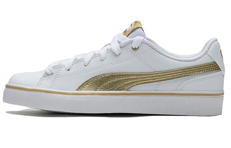 Buy PUMA Court Point Vulc V2 復古百搭 休閒 低筒 板鞋 男女款 白金