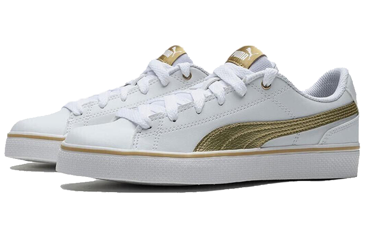 Order PUMA Court Point Vulc V2 復古百搭 休閒 低筒 板鞋 男女款 白金