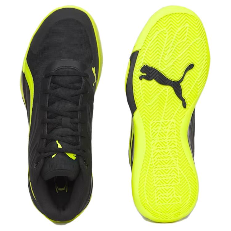 Shop Puma Court Pro ''Schwarz Electric Lime'' 310829-03