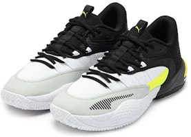 彪马 Court Rider 2.0 白色黑色黄色警示款 376646-08 Lookbook 彪马 Court Rider 2.0 白色黑色黄色警示款 376646-08