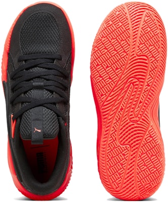 PUMA Court Rider Chaos Slash 防滑耐磨 低幫 籃球鞋 男女同款 黑紅 Shop PUMA Court Rider Chaos Slash 防滑耐磨 低幫 籃球鞋 男女同款 黑紅