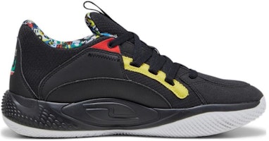 彪马 Court Rider Chaos「垃圾话 - 黑色」篮球鞋 379137-01 Order 彪马 Court Rider Chaos「垃圾话 - 黑色」篮球鞋 379137-01