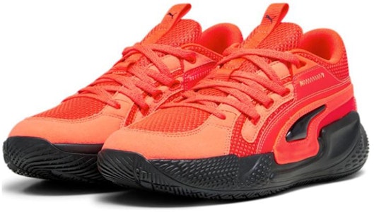 PUMA COURT RIDER CHAOS TEAM 舒適百搭 低筒 籃球鞋 男女同款 紅黑色 Lookbook PUMA COURT RIDER CHAOS TEAM 舒適百搭 低筒 籃球鞋 男女同款 紅黑色